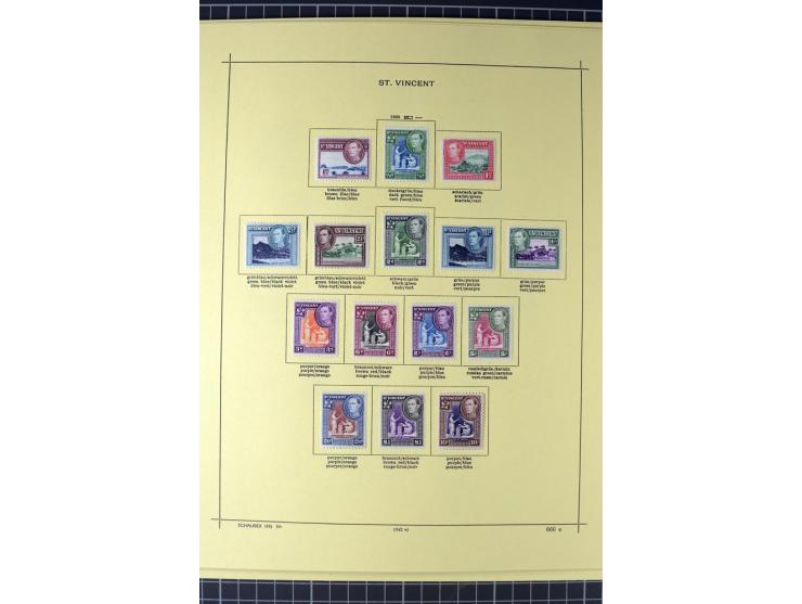 BRITISCH WESTINDIEN: 1860/1940 (ca.), ungebrauchte und gestempelte sehr schöne Sammlung, dabei viele bessere Werte, u.a. St. 