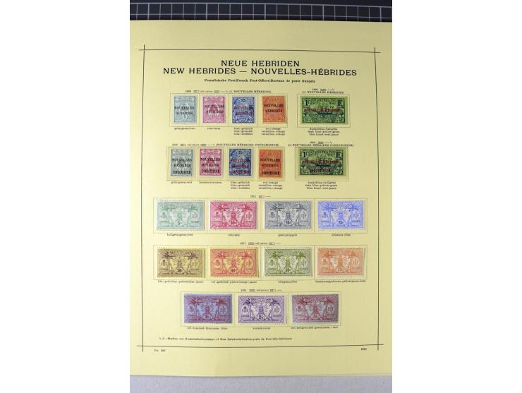 1886/1938, ungebrauchte und gestempelte Sammlung mit vielen besseren Werten und Sätzen