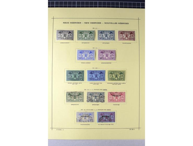  1886/1938, ungebrauchte und gestempelte Sammlung mit vielen besseren Werten und Sätzen