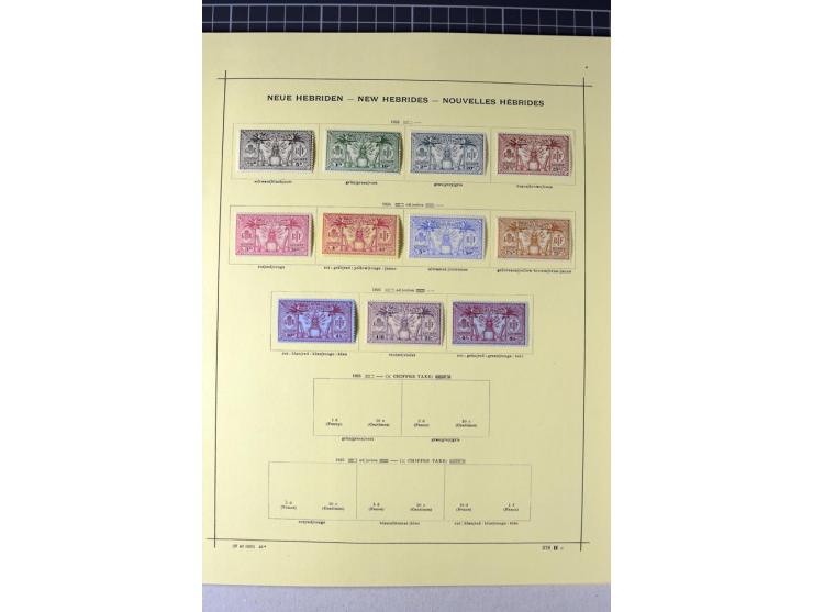  1886/1938, ungebrauchte und gestempelte Sammlung mit vielen besseren Werten und Sätzen