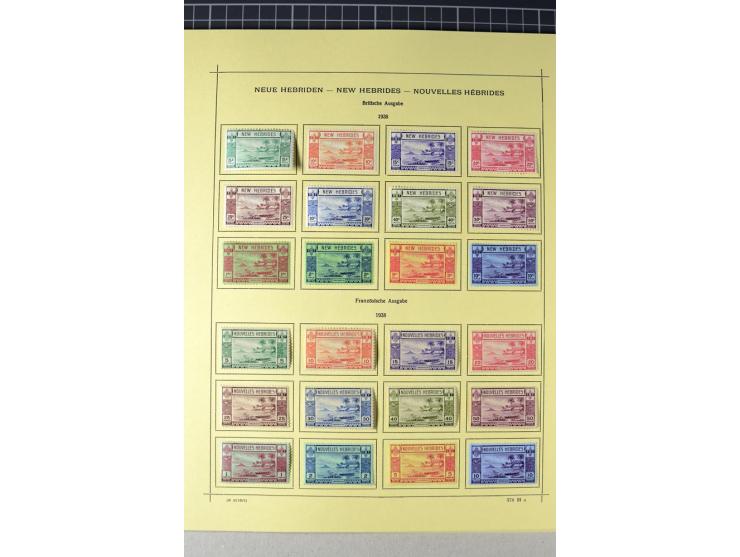  1886/1938, ungebrauchte und gestempelte Sammlung mit vielen besseren Werten und Sätzen