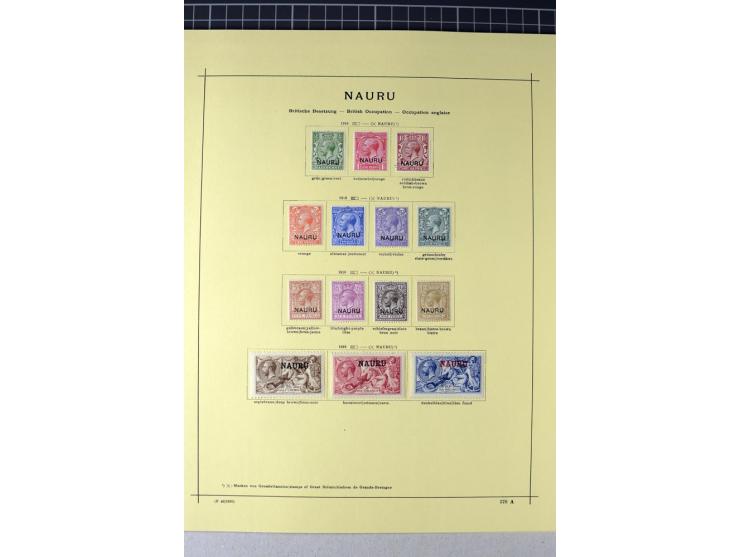  1886/1938, ungebrauchte und gestempelte Sammlung mit vielen besseren Werten und Sätzen