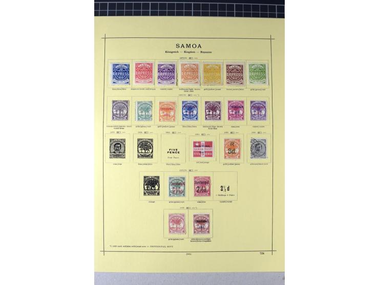  1886/1938, ungebrauchte und gestempelte Sammlung mit vielen besseren Werten und Sätzen