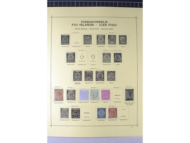  1886/1938, ungebrauchte und gestempelte Sammlung mit vielen besseren Werten und Sätzen