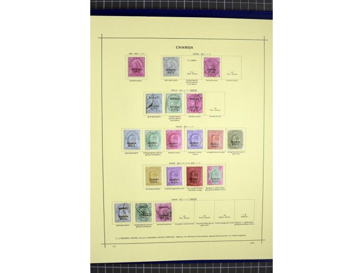 1854/1938, sehr interessante ungebrauchte und gestempelte Sammlung mit besseren Werten, dabei ein guter Teil Feudal- und Vert