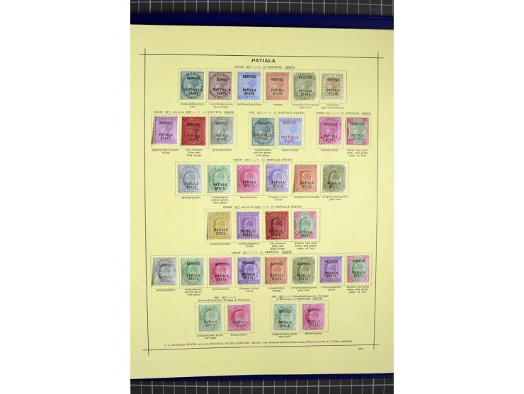 1854/1938, sehr interessante ungebrauchte und gestempelte Sammlung mit besseren Werten, dabei ein guter Teil Feudal- und Vert