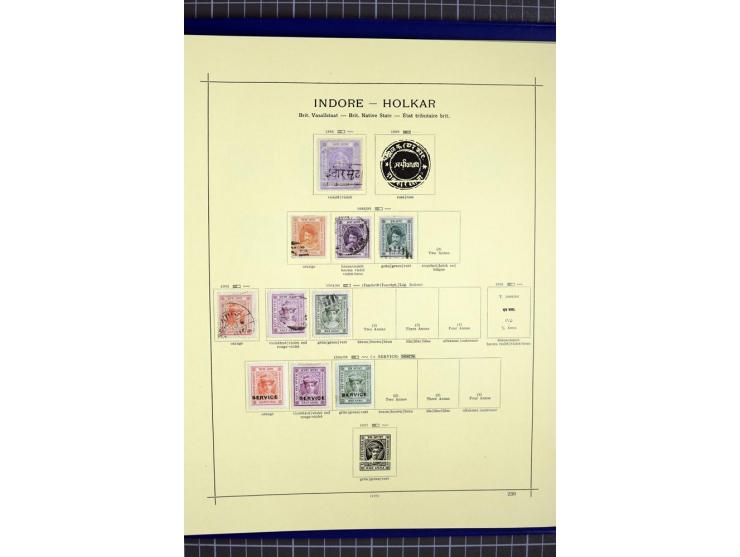 1854/1938, sehr interessante ungebrauchte und gestempelte Sammlung mit besseren Werten, dabei ein guter Teil Feudal- und Vert