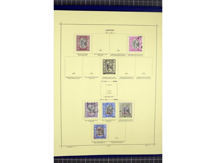 1854/1938, sehr interessante ungebrauchte und gestempelte Sammlung mit besseren Werten, dabei ein guter Teil Feudal- und Vert
