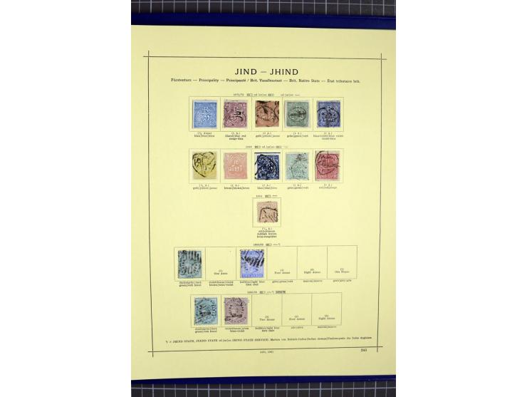 1854/1938, sehr interessante ungebrauchte und gestempelte Sammlung mit besseren Werten, dabei ein guter Teil Feudal- und Vert