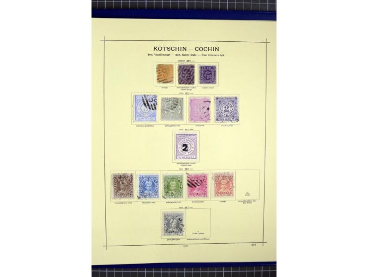 1854/1938, sehr interessante ungebrauchte und gestempelte Sammlung mit besseren Werten, dabei ein guter Teil Feudal- und Vert