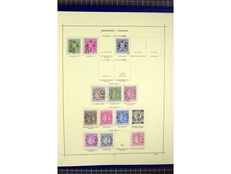 1854/1938, sehr interessante ungebrauchte und gestempelte Sammlung mit besseren Werten, dabei ein guter Teil Feudal- und Vert