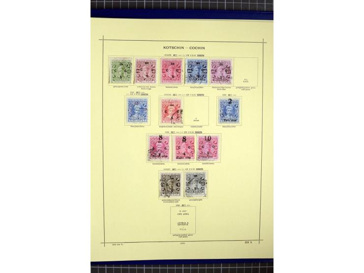 1854/1938, sehr interessante ungebrauchte und gestempelte Sammlung mit besseren Werten, dabei ein guter Teil Feudal- und Vert