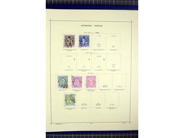 1854/1938, sehr interessante ungebrauchte und gestempelte Sammlung mit besseren Werten, dabei ein guter Teil Feudal- und Vert