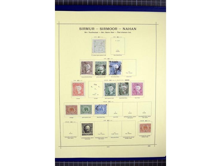 1854/1938, sehr interessante ungebrauchte und gestempelte Sammlung mit besseren Werten, dabei ein guter Teil Feudal- und Vert