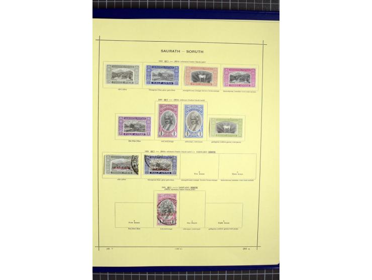 1854/1938, sehr interessante ungebrauchte und gestempelte Sammlung mit besseren Werten, dabei ein guter Teil Feudal- und Vert