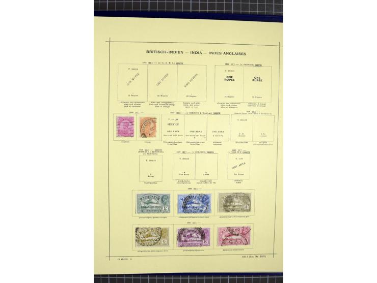 1854/1938, sehr interessante ungebrauchte und gestempelte Sammlung mit besseren Werten, dabei ein guter Teil Feudal- und Vert