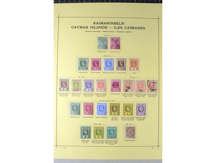 1901/38, schöne ungebrauchte und gestempelte Sammlung mit besseren Werten, dabei Mi.-Nr. 13-16, 17-19, 21-29 und 86-97 ungebr