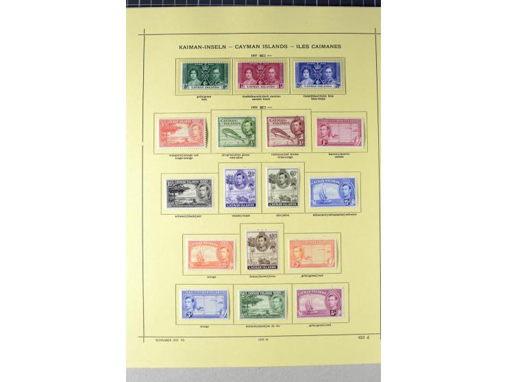 1901/38, schöne ungebrauchte und gestempelte Sammlung mit besseren Werten, dabei Mi.-Nr. 13-16, 17-19, 21-29 und 86-97 ungebr