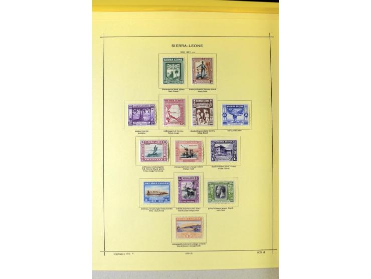 1862/1938, ungebrauchte und gestempelte Sammlung, bis auf einige werte komplett einschl. Wilberforce-ausgabe