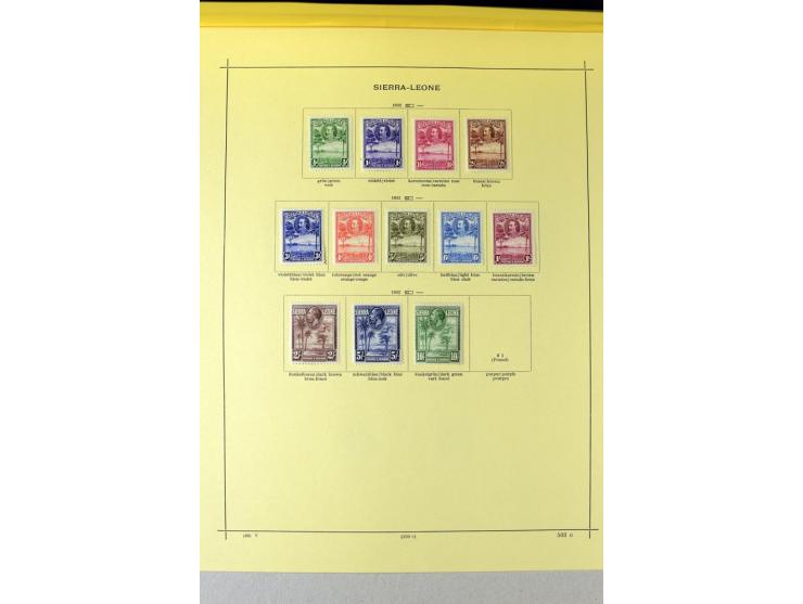 1862/1938, ungebrauchte und gestempelte Sammlung, bis auf einige werte komplett einschl. Wilberforce-ausgabe
