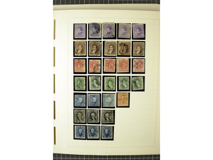 1858/1910 (ca.), ungebrauchte und gestempelte Sammlung incl. Buenos Aires und Corrientes, dabei Einheiten, Farbproben etc., a