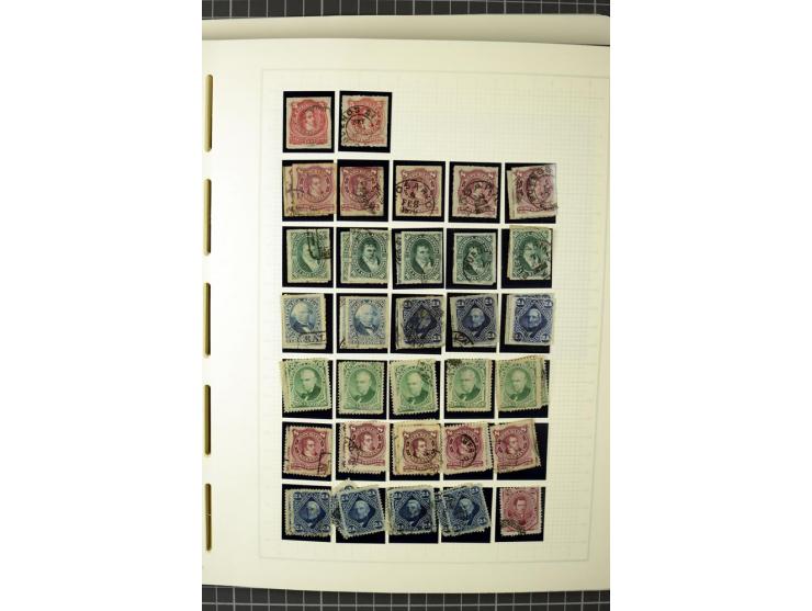 1858/1910 (ca.), ungebrauchte und gestempelte Sammlung incl. Buenos Aires und Corrientes, dabei Einheiten, Farbproben etc., a