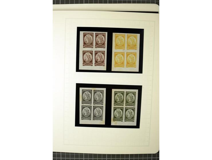 1858/1910 (ca.), ungebrauchte und gestempelte Sammlung incl. Buenos Aires und Corrientes, dabei Einheiten, Farbproben etc., a