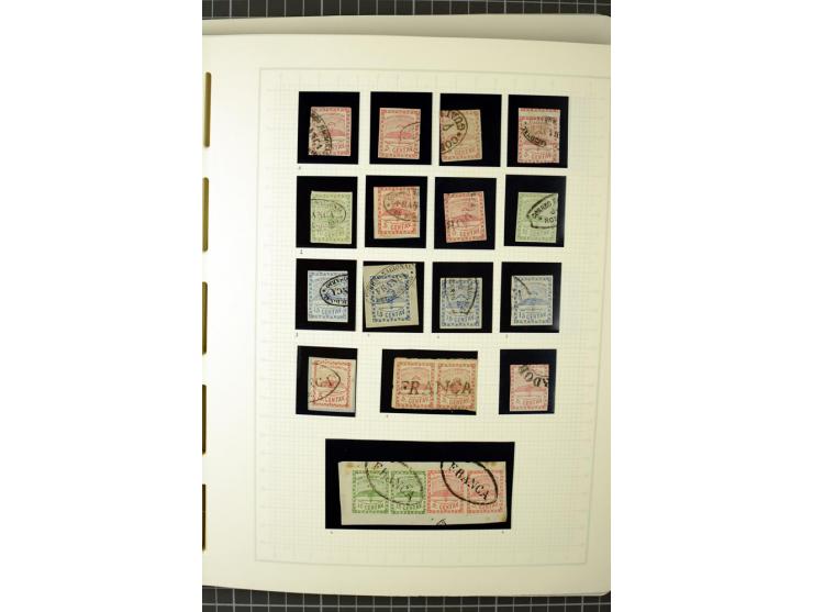 1858/1910 (ca.), ungebrauchte und gestempelte Sammlung incl. Buenos Aires und Corrientes, dabei Einheiten, Farbproben etc., a