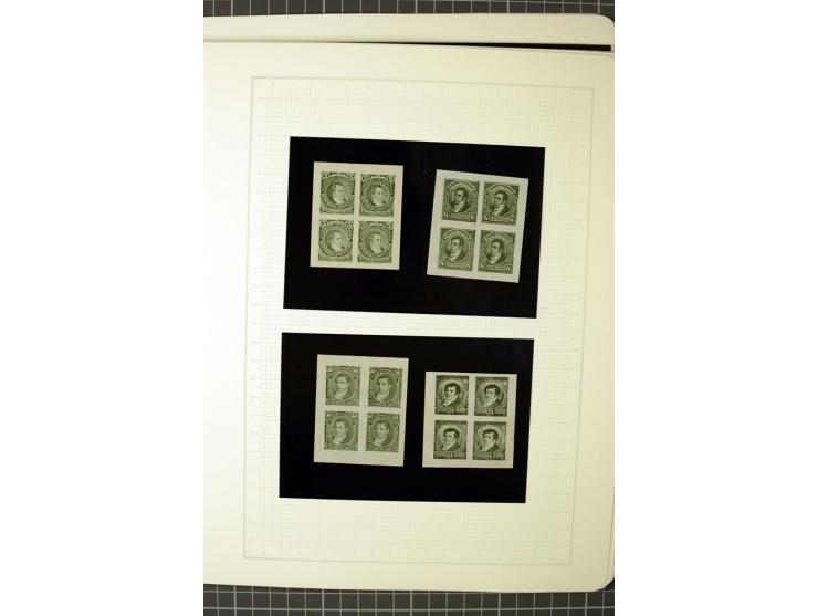 1858/1910 (ca.), ungebrauchte und gestempelte Sammlung incl. Buenos Aires und Corrientes, dabei Einheiten, Farbproben etc., a