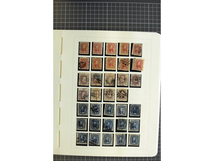 1843/94, ungebrauchte und gestempelte Sammlung mit u.a. Mi.-Nr. 1 (2), 2 (3) etc., vieles mehrfach gesammelt, die Erhaltung r