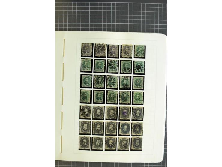 1843/94, ungebrauchte und gestempelte Sammlung mit u.a. Mi.-Nr. 1 (2), 2 (3) etc., vieles mehrfach gesammelt, die Erhaltung r