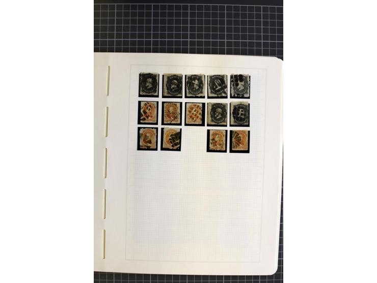1843/94, ungebrauchte und gestempelte Sammlung mit u.a. Mi.-Nr. 1 (2), 2 (3) etc., vieles mehrfach gesammelt, die Erhaltung r