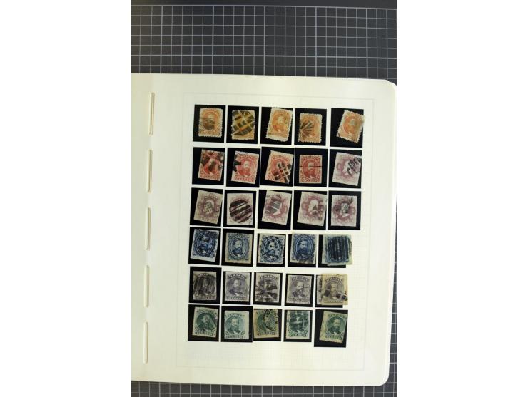 1843/94, ungebrauchte und gestempelte Sammlung mit u.a. Mi.-Nr. 1 (2), 2 (3) etc., vieles mehrfach gesammelt, die Erhaltung r