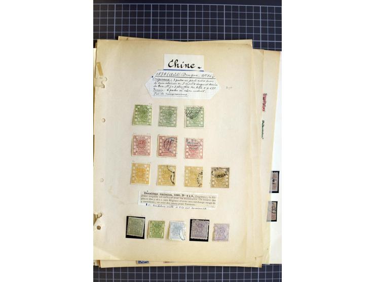 1878/1925, ungebrauchte und gestempelte Sammlung mit u.a. Mi.-Nr. 1 (3), 2 (3), 3 (4), 25 etc., dazu etwas Gebiete, Tibet und