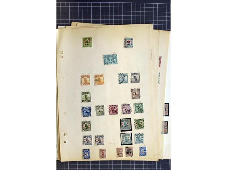 1878/1925, ungebrauchte und gestempelte Sammlung mit u.a. Mi.-Nr. 1 (3), 2 (3), 3 (4), 25 etc., dazu etwas Gebiete, Tibet und