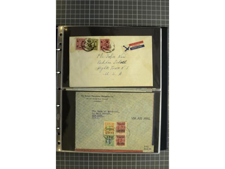 1900/48 (ca.), Partie Briefe und Karten, dabei Reco, Luftpost, Bahnpost etc.