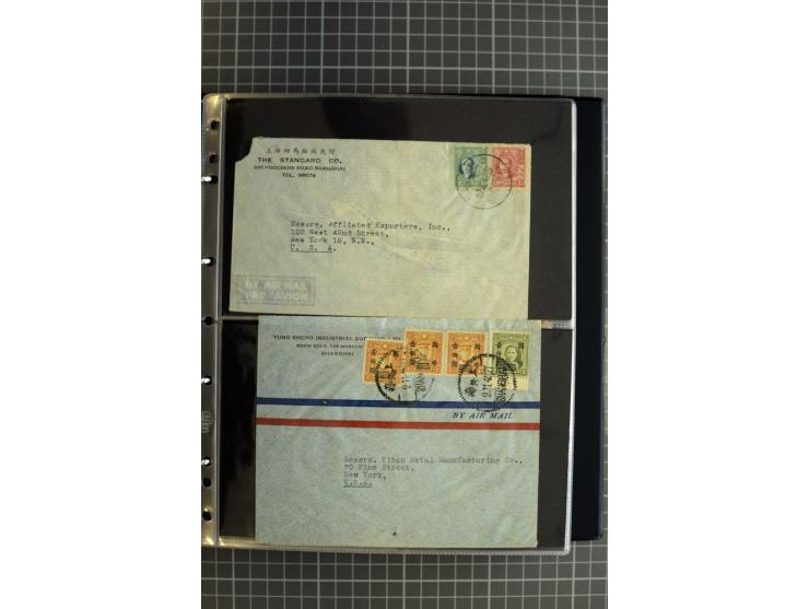 1900/48 (ca.), Partie Briefe und Karten, dabei Reco, Luftpost, Bahnpost etc.