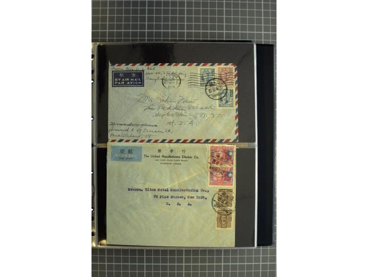 1900/48 (ca.), Partie Briefe und Karten, dabei Reco, Luftpost, Bahnpost etc.