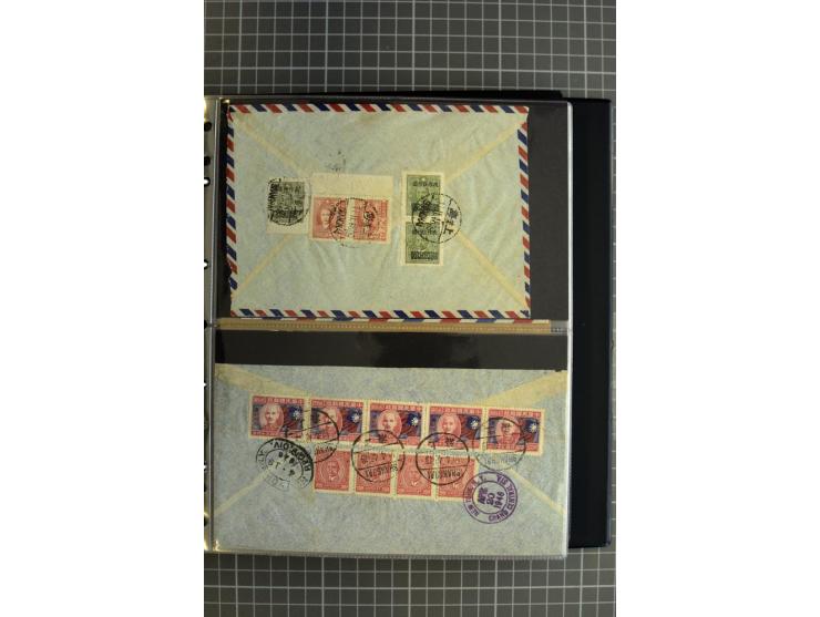 1900/48 (ca.), Partie Briefe und Karten, dabei Reco, Luftpost, Bahnpost etc.