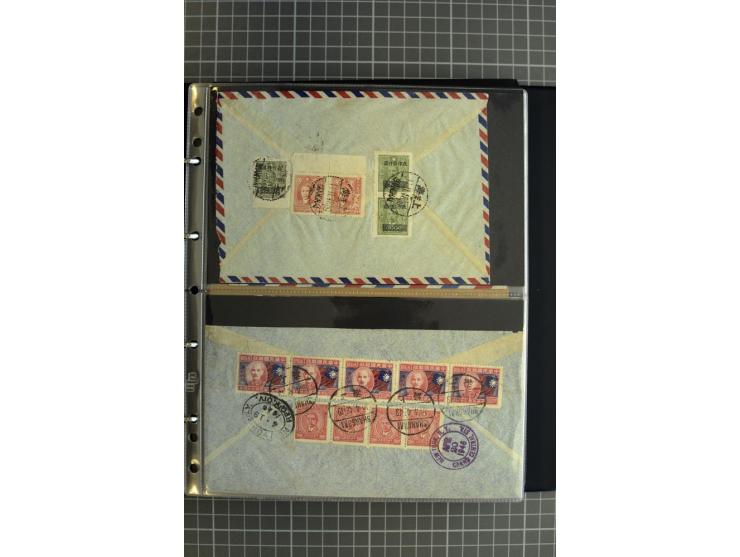 1900/48 (ca.), Partie Briefe und Karten, dabei Reco, Luftpost, Bahnpost etc.