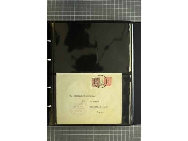 1900/48 (ca.), Partie Briefe und Karten, dabei Reco, Luftpost, Bahnpost etc.