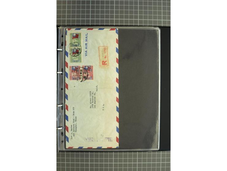 1900/48 (ca.), Partie Briefe und Karten, dabei Reco, Luftpost, Bahnpost etc.