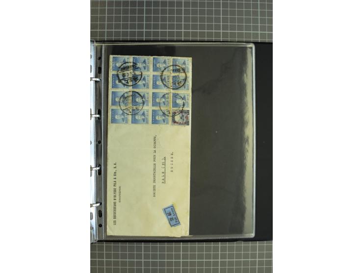 1900/48 (ca.), Partie Briefe und Karten, dabei Reco, Luftpost, Bahnpost etc.