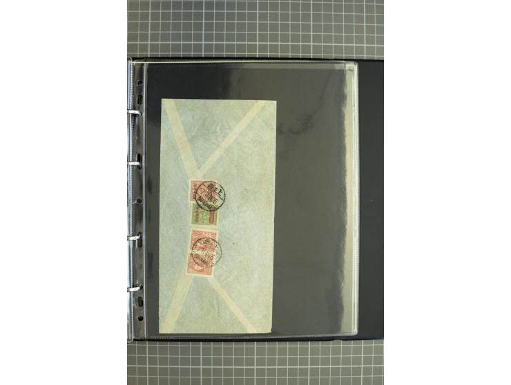 1900/48 (ca.), Partie Briefe und Karten, dabei Reco, Luftpost, Bahnpost etc.
