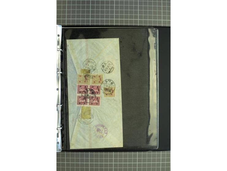 1900/48 (ca.), Partie Briefe und Karten, dabei Reco, Luftpost, Bahnpost etc.
