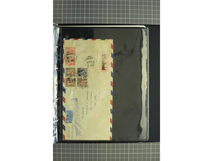 1900/48 (ca.), Partie Briefe und Karten, dabei Reco, Luftpost, Bahnpost etc.