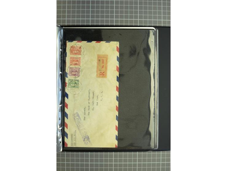 1900/48 (ca.), Partie Briefe und Karten, dabei Reco, Luftpost, Bahnpost etc.