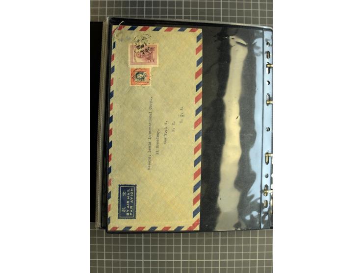 1900/48 (ca.), Partie Briefe und Karten, dabei Reco, Luftpost, Bahnpost etc.