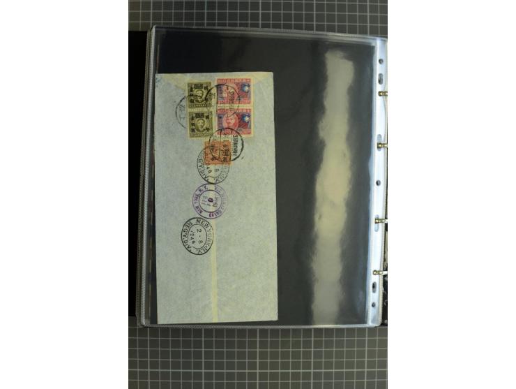 1900/48 (ca.), Partie Briefe und Karten, dabei Reco, Luftpost, Bahnpost etc.