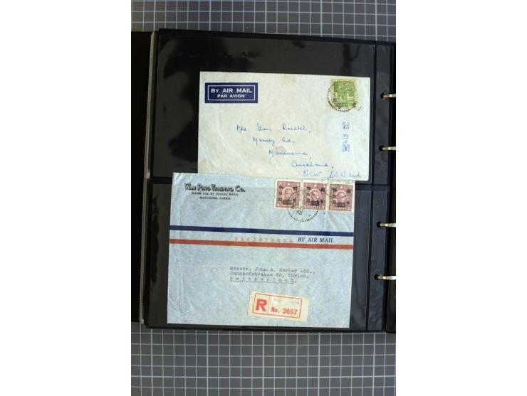 1900/48 (ca.), Partie Briefe und Karten, dabei Reco, Luftpost, Bahnpost etc.